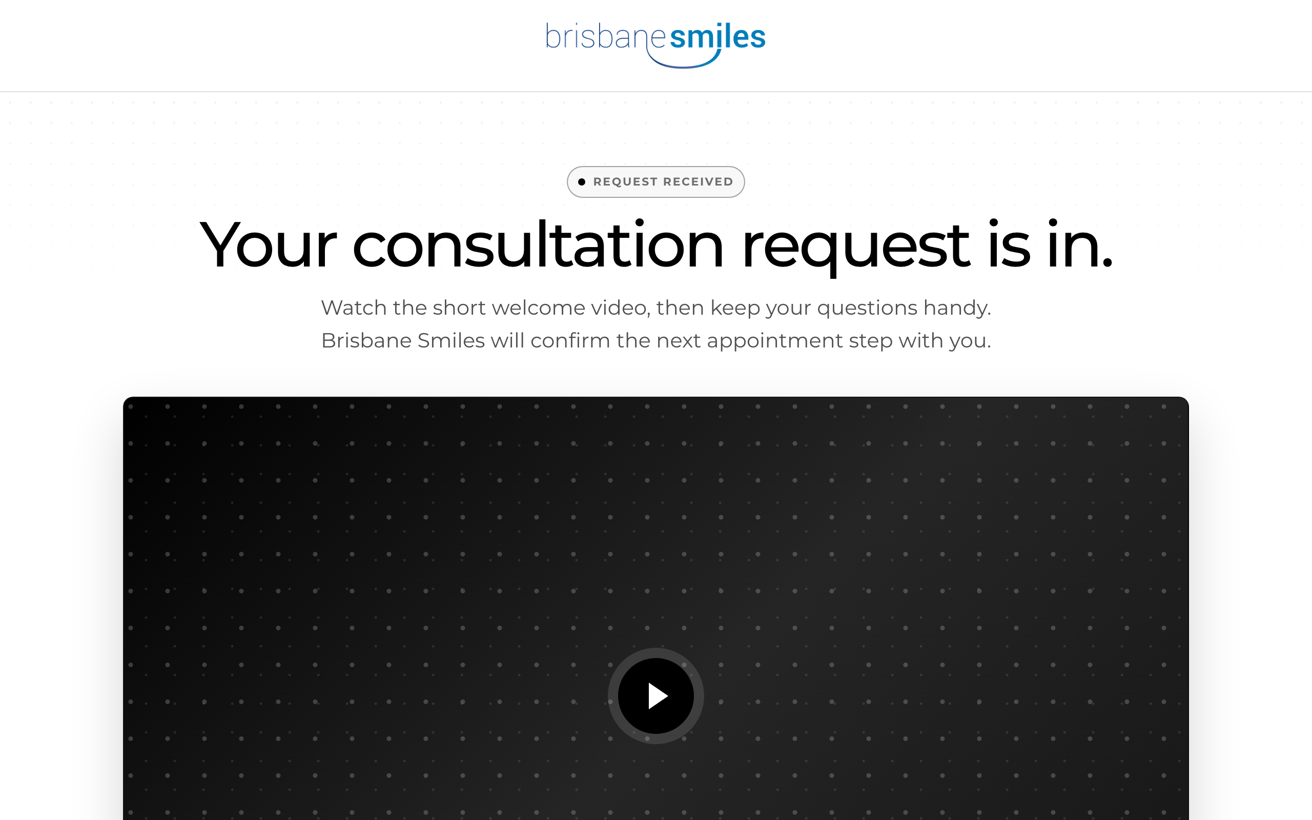 Confirmation page preview